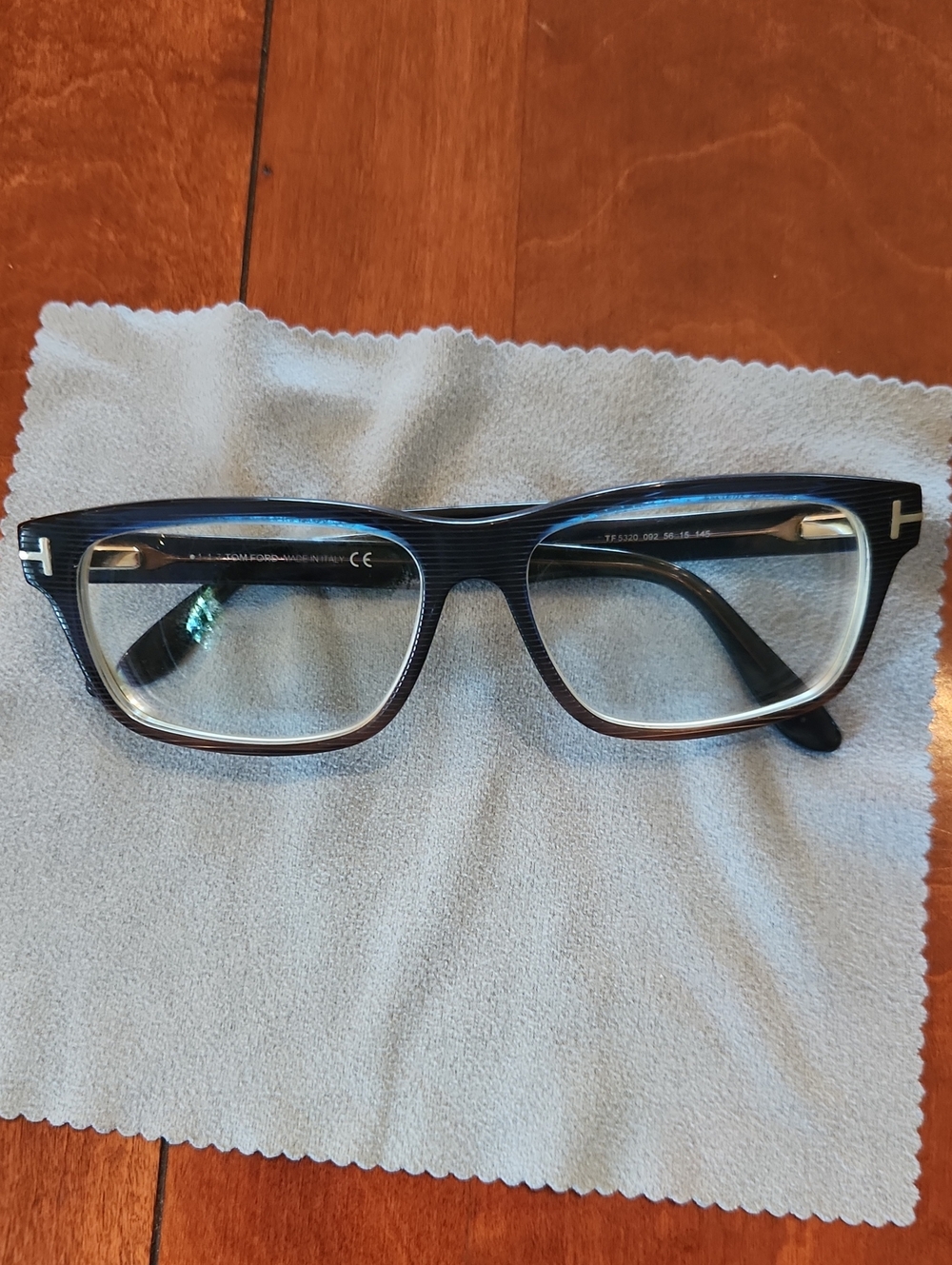 Tom Ford Men’s Brown Blue TF5320 092  Rectangular Square Desinger Glasses